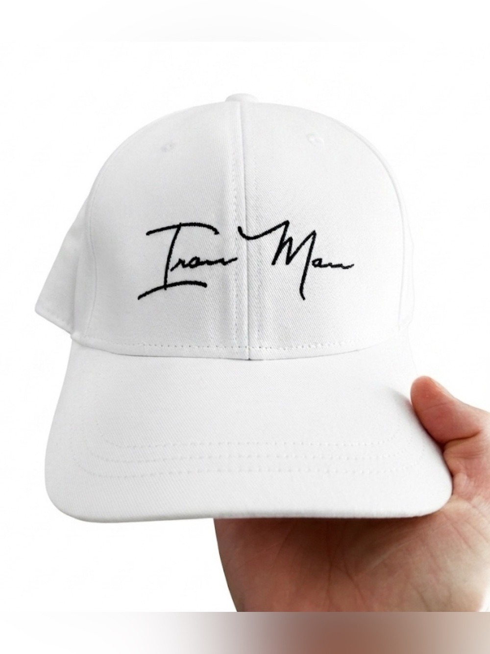 Marvel Iron Man Hat Cap White Volvik Golf Adjustable Strapback Baseball Cotton